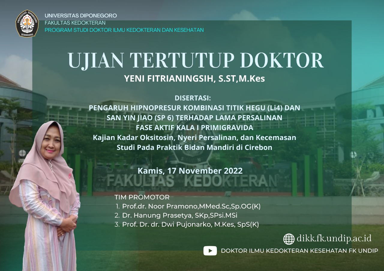 DOCTORAL FINAL EXAM -NOVEMBER - Doktor Ilmu Kedokteran & Kesehatan