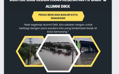 Caring for Flood Victims, DIKK, and Alumni Do Community Service